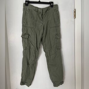 Loft green cargo pants